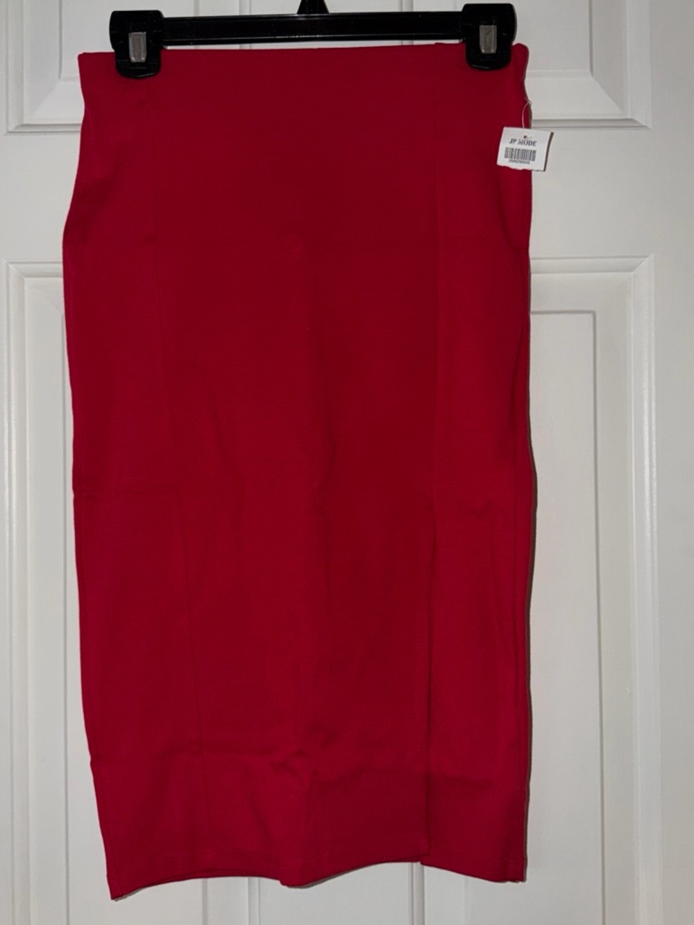 Red Pencil Skirt - Women